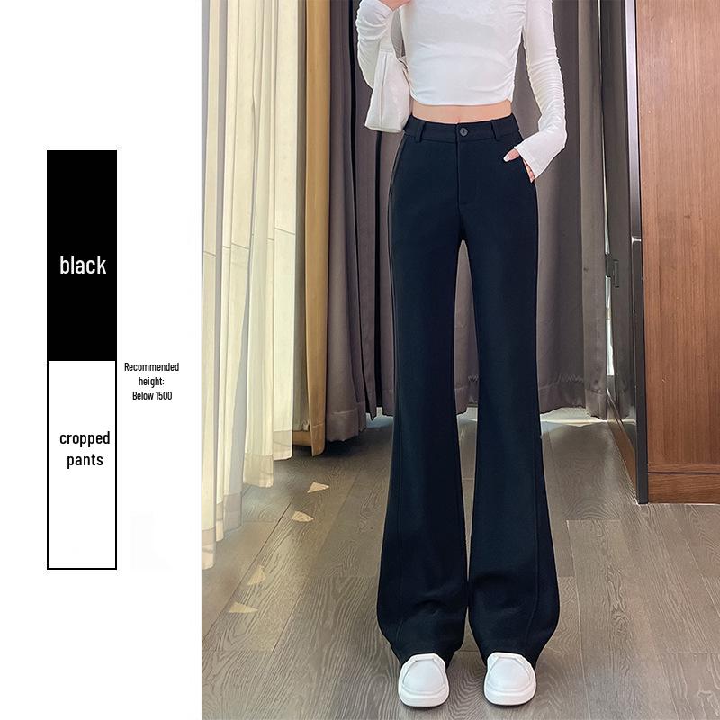 Real Shot Black High-Waist Bell Bottom Pants for Women - Slim Fit, Flattering Drape, Spring/Autumn 2026 Collection L
Real Shot Black High-Waist Bell Bottom Pants for Women - Slim Fit, Flattering Drape, Spring/Autumn 2026 Collection L