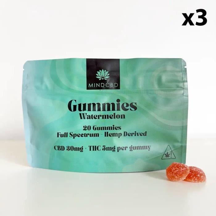 20 CBD Gummies 30mg + THC 5mg (5 flavors to choose from) Watermelon / 3 sachets
20 CBD Gummies 30mg + THC 5mg (5 flavors to choose from) Watermelon / 3 sachets