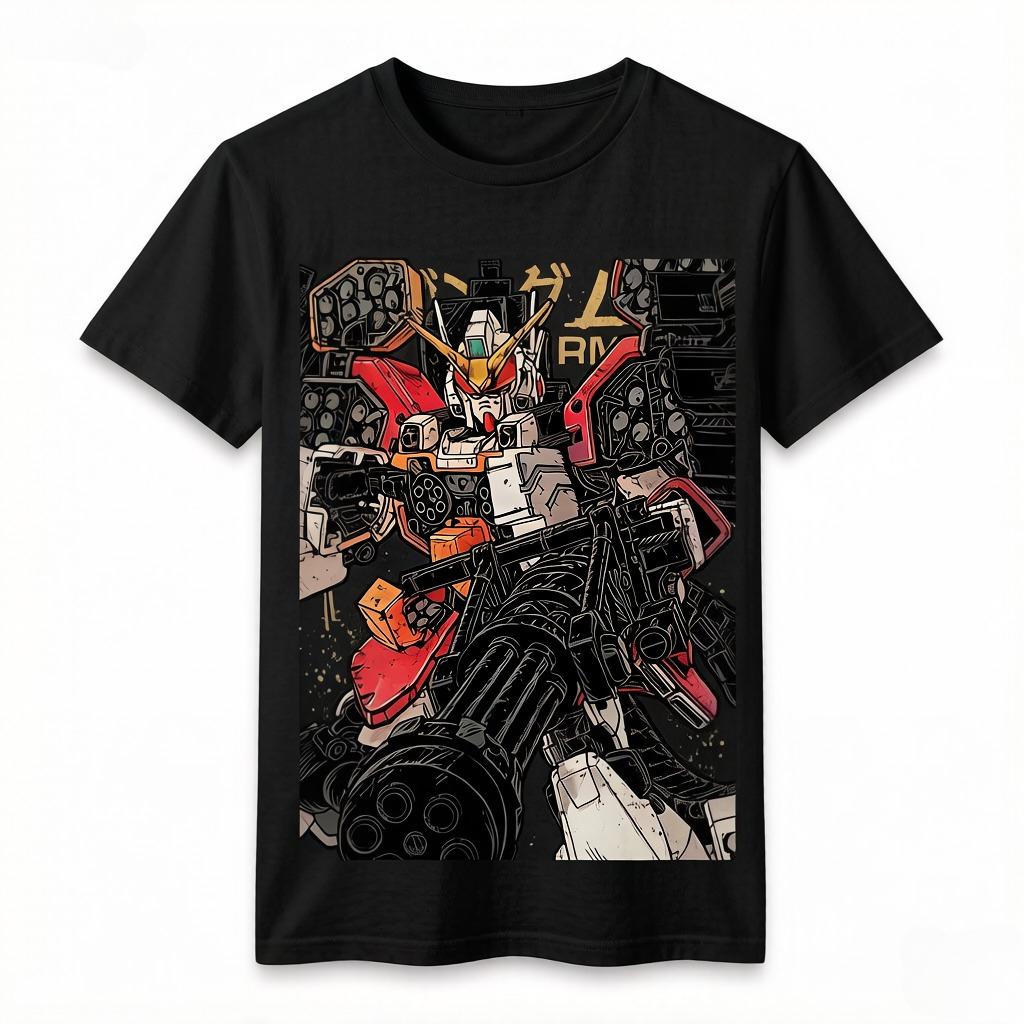 Высокие шорты-футболка с единорогом Gundam, товары для фанатов аниме для детей и родителей, летняя одежда S
Высокие шорты-футболка с единорогом Gundam, товары для фанатов аниме для детей и родителей, летняя одежда S