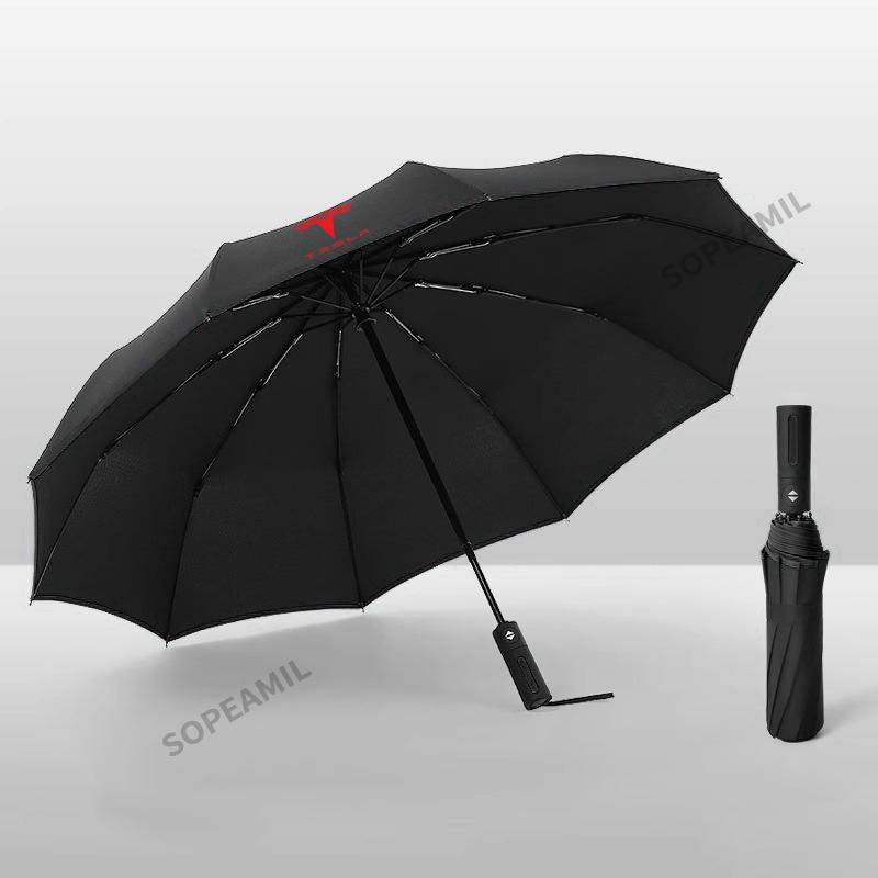 Car UV Sun Protection Sunshade Automatic Folding Windproof Umbrella Tesla Model 3 Model Y Model S Model X Roadster Accessories чорний
Car UV Sun Protection Sunshade Automatic Folding Windproof Umbrella Tesla Model 3 Model Y Model S Model X Roadster Accessories чорний