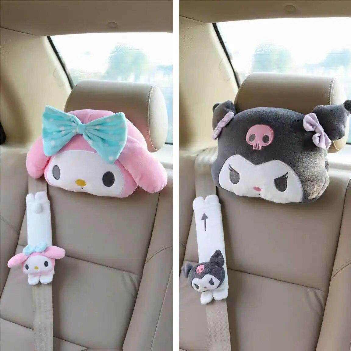Cute Car Seat Pillow Pink Car Headrest Neck Pillow Cartoon Black Devil Plush Car Seat Head Cushion Neck Support for Women
Cute Car Seat Pillow Pink Car Headrest Neck Pillow Cartoon Black Devil Plush Car Seat Head Cushion Neck Support for Women