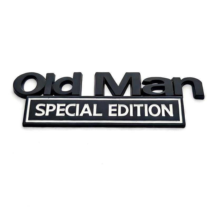 NEW Old Man Edition Metal Car Sticker Badges For Car Trunk Door Decoration Badges Old Man Logos Car Decals Motorcycle Decoration чорний білий колір
NEW Old Man Edition Metal Car Sticker Badges For Car Trunk Door Decoration Badges Old Man Logos Car Decals Motorcycle Decoration чорний білий колір