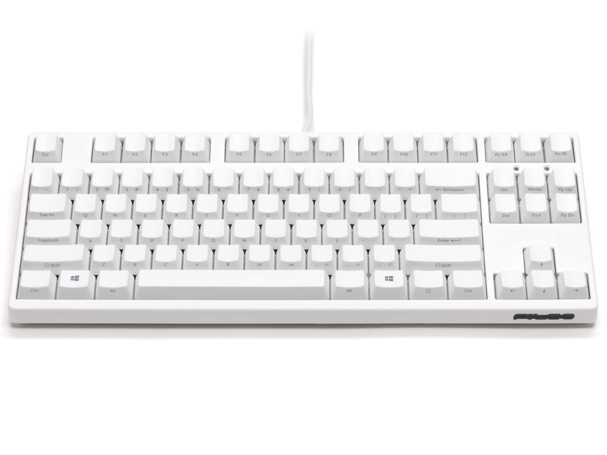 FILCO Majestouch HAKUA NINJA Tenkeyless Blue Switch Tenkeyless 87 Keys English Layout Front Printing Rollover Wired Connection CHERRY MX US ASCII білий
FILCO Majestouch HAKUA NINJA Tenkeyless Blue Switch Tenkeyless 87 Keys English Layout Front Printing Rollover Wired Connection CHERRY MX US ASCII білий