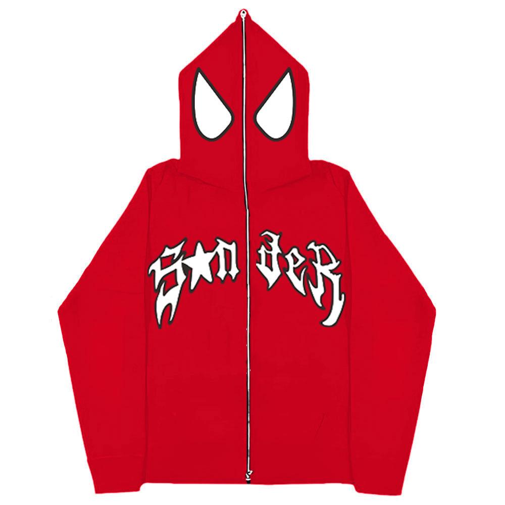 2023 Halloween Unisex Y2K Spider-Man Zip Hoodie - Loose Fit, Large Size for Couples L
2023 Halloween Unisex Y2K Spider-Man Zip Hoodie - Loose Fit, Large Size for Couples L