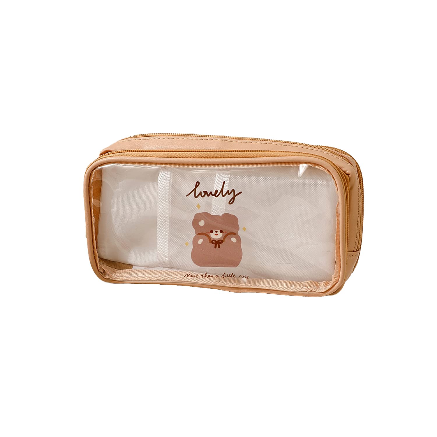 Large Capacity Pencil Transparent Pencil Pen Pouch Cute Bear and Rabbit Stationery Bag for Small Items and Suitable for Junior High and College Boys
Large Capacity Pencil Transparent Pencil Pen Pouch Cute Bear and Rabbit Stationery Bag for Small Items and Suitable for Junior High and College Boys
