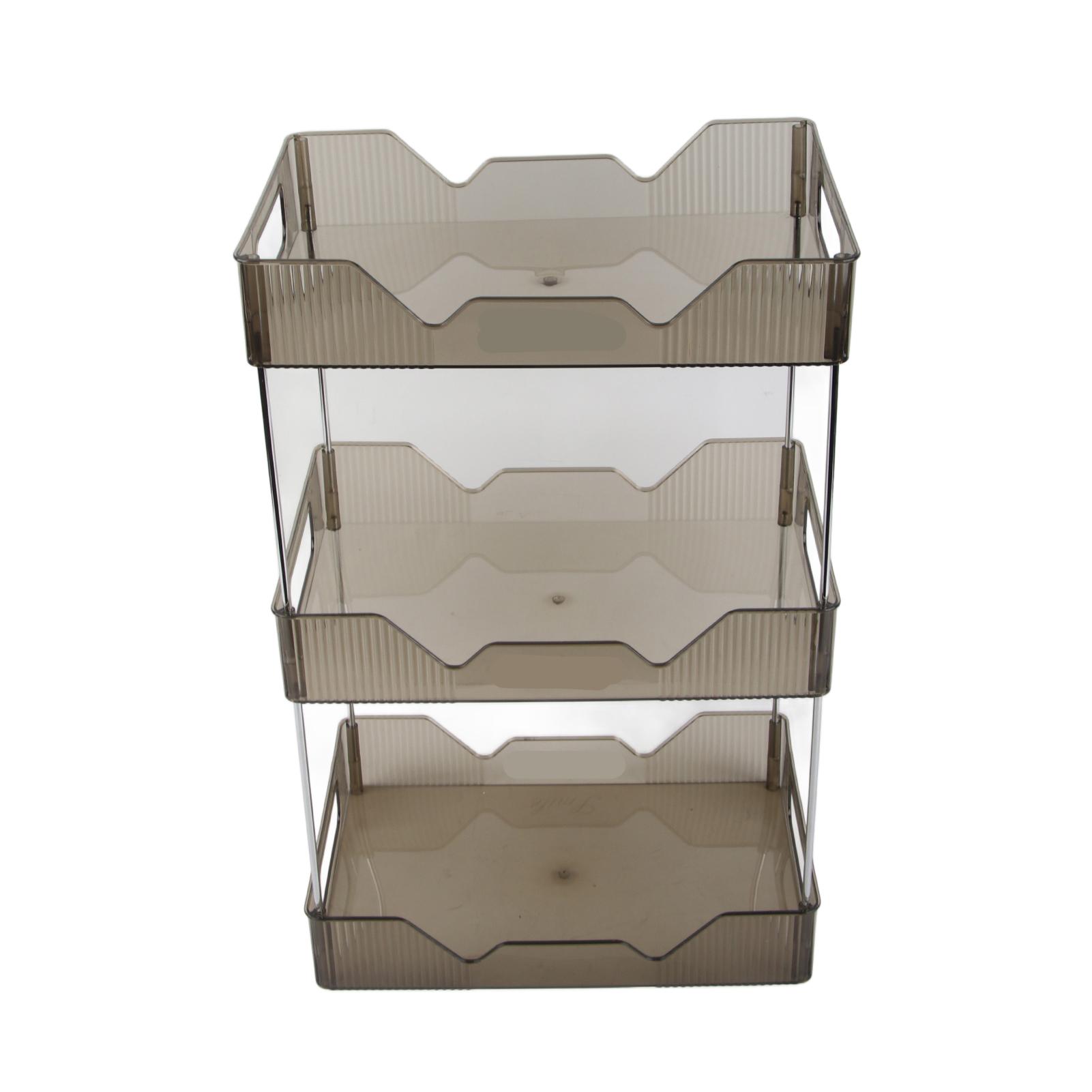 Countertop Organizer Shelf Large Capacity Free Adjustment Stylish Iron PET Multifunctional Kitchen Premium Gray 3 Layer
Countertop Organizer Shelf Large Capacity Free Adjustment Stylish Iron PET Multifunctional Kitchen Premium Gray 3 Layer