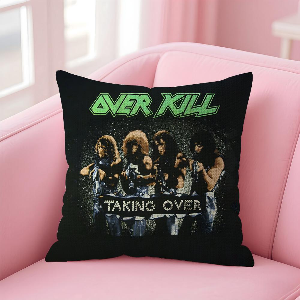 OOverkill Band Cushion Cover Natural Linen Pillow Case DoubleSided Print Decorative Sofa Pillowcase Home Decor Gift 30x30cm
OOverkill Band Cushion Cover Natural Linen Pillow Case DoubleSided Print Decorative Sofa Pillowcase Home Decor Gift 30x30cm