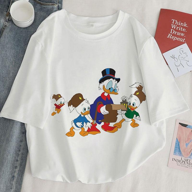 Дональд Дак Мультфильм Принт Футболка Женщины Tee Harajuku Эстетика Kpop Белые топы Футболка Дисней Мода Y2K Женская футболка Одежда
Дональд Дак Мультфильм Принт Футболка Женщины Tee Harajuku Эстетика Kpop Белые топы Футболка Дисней Мода Y2K Женская футболка Одежда