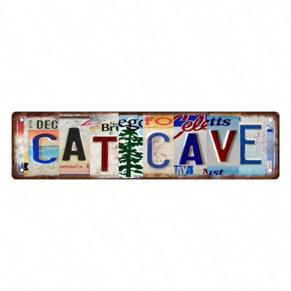 VETOFFEE Funny Cat Metal Tin Sign 15.8 Inch Novelty Wall Art for Home Bar Garage Decor 10x40 різнокольоровий
VETOFFEE Funny Cat Metal Tin Sign 15.8 Inch Novelty Wall Art for Home Bar Garage Decor 10x40 різнокольоровий