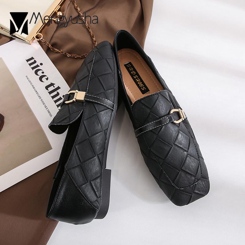 2024 Женские трикотажные туфли на плоской подошве с металлической пряжкой на ремне, эспадрильи без застежек, женские удобные мокасины с квадратным носком, размеры 35-41 5 чёрный
2024 Женские трикотажные туфли на плоской подошве с металлической пряжкой на ремне, эспадрильи без застежек, женские удобные мокасины с квадратным носком, размеры 35-41 5 чёрный