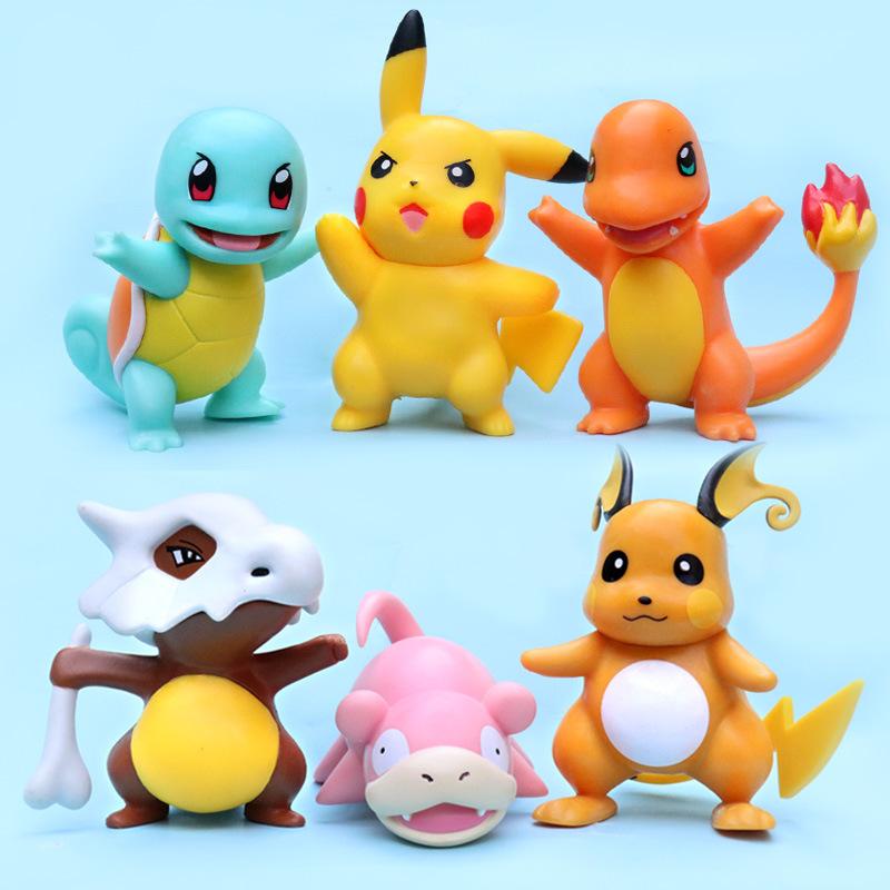 6pcs/set Pokemon Anime Figures Figure Toys Charmander Psyduck Squirtle Kawaii Collect Doll Decoration Present Perfect Gift
6pcs/set Pokemon Anime Figures Figure Toys Charmander Psyduck Squirtle Kawaii Collect Doll Decoration Present Perfect Gift