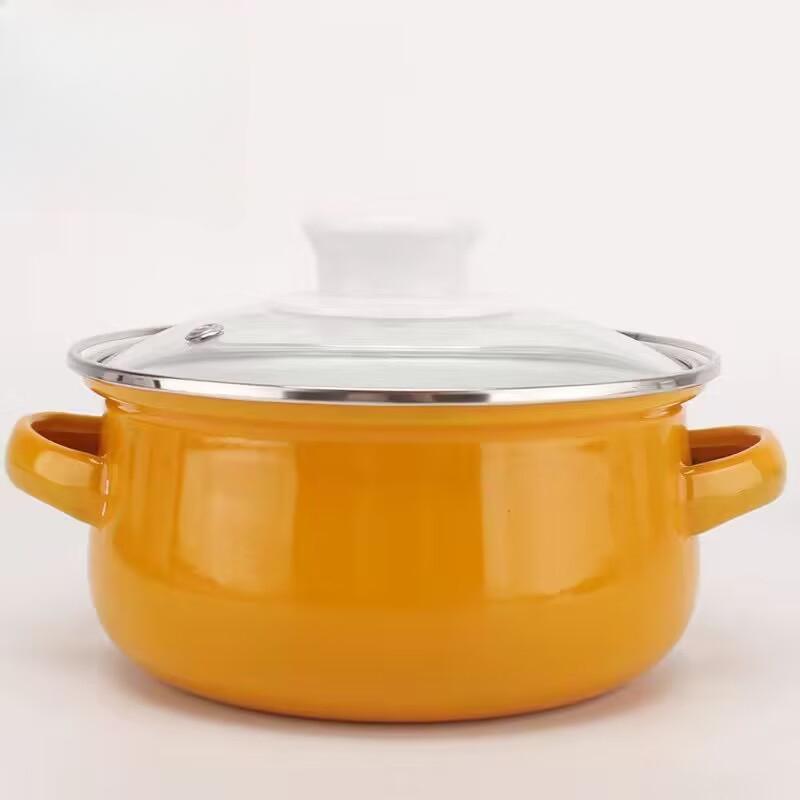 Nonstick Soup Pot Enamel Cooking Hot Pot Thick Bottom Stock Pot Handle Ramen Noodles Gas Cooker Kitchen Cookware 16cm
Nonstick Soup Pot Enamel Cooking Hot Pot Thick Bottom Stock Pot Handle Ramen Noodles Gas Cooker Kitchen Cookware 16cm