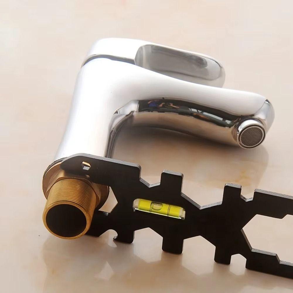 High-Carbon Steel Faucet Wrench Hose Shower Repair Plumbing Wrench Hose Installation Spanner Sink Black-with horizontal ruler
High-Carbon Steel Faucet Wrench Hose Shower Repair Plumbing Wrench Hose Installation Spanner Sink Black-with horizontal ruler