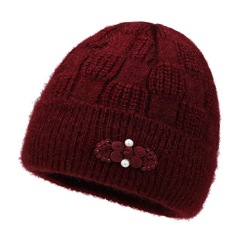 Thickened knitted middle-aged elderly hat women s winter warm mother hat grandma winter wool hat versatile cotton hat
Thickened knitted middle-aged elderly hat women s winter warm mother hat grandma winter wool hat versatile cotton hat