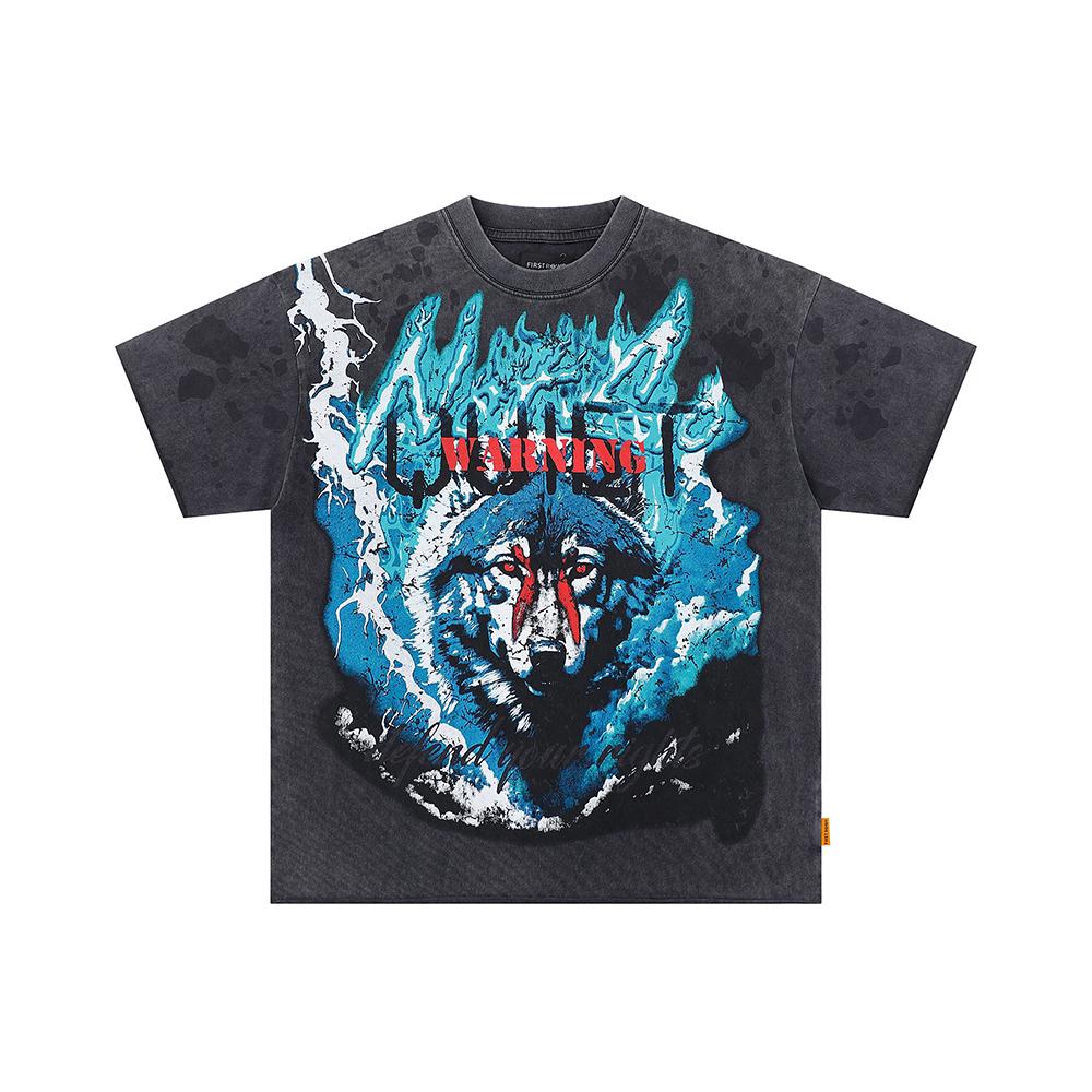 Unisex Vintage Washed T-Shirt, Wolf Head & Blue Flame Print, Warning Graphic, Oversized Streetwear Tee XL
Unisex Vintage Washed T-Shirt, Wolf Head & Blue Flame Print, Warning Graphic, Oversized Streetwear Tee XL