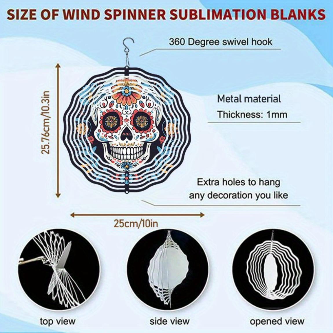 Мексиканский колокольчик ветра в виде черепа на День мёртвых - Металлический декор ручной работы для сада, с красочными культурными узорами, вращение на 360° 01A
Мексиканский колокольчик ветра в виде черепа на День мёртвых - Металлический декор ручной работы для сада, с красочными культурными узорами, вращение на 360° 01A