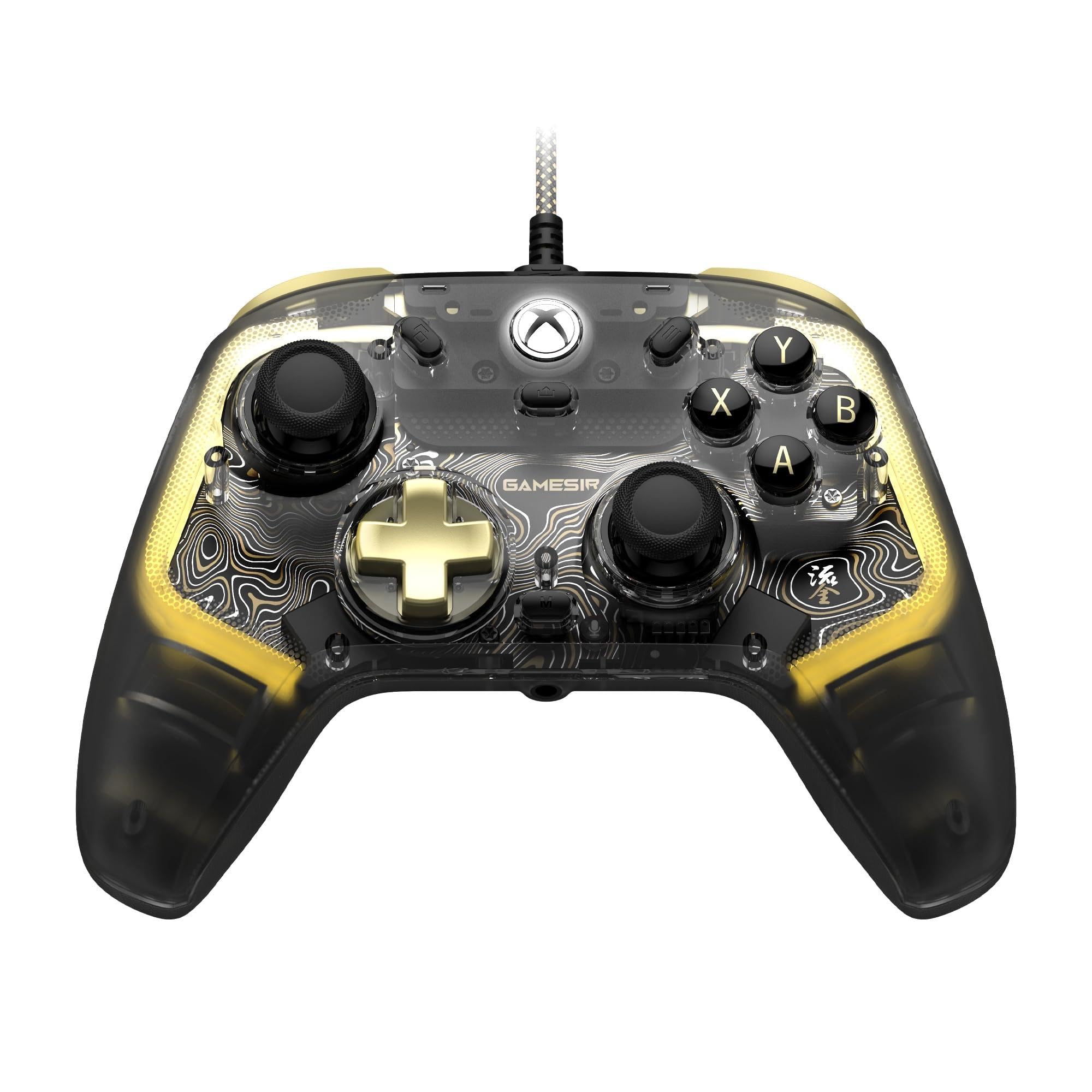 GameSir kaleid Flux Контролер Xbox Контролер ПК Дротовий тригер Skeleton Hall Effect Stick Оснащений аудіороз’ємом RGB Light Effect Xbox Series Xbox
GameSir kaleid Flux Контролер Xbox Контролер ПК Дротовий тригер Skeleton Hall Effect Stick Оснащений аудіороз’ємом RGB Light Effect Xbox Series Xbox