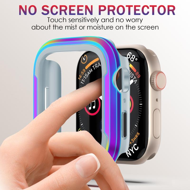 Металлический противоударный защитный чехол для часов, совместимый с Iwatch Series 7
Металлический противоударный защитный чехол для часов, совместимый с Iwatch Series 7