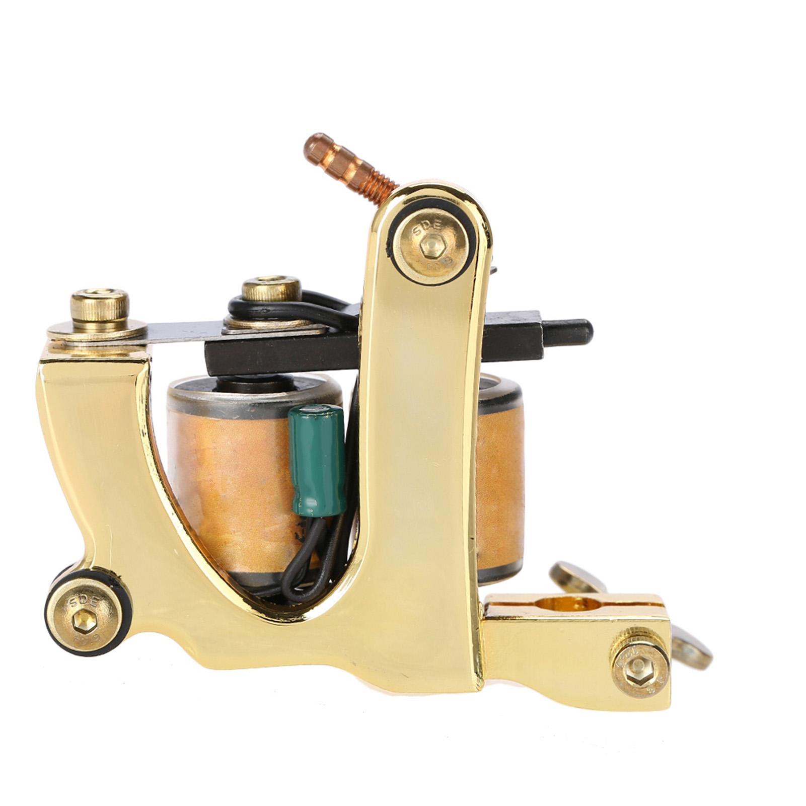 Professional 10 Warp Coils Tattoo Machine Handmade Tattoo Gun Shader Liner Gold A
Professional 10 Warp Coils Tattoo Machine Handmade Tattoo Gun Shader Liner Gold A