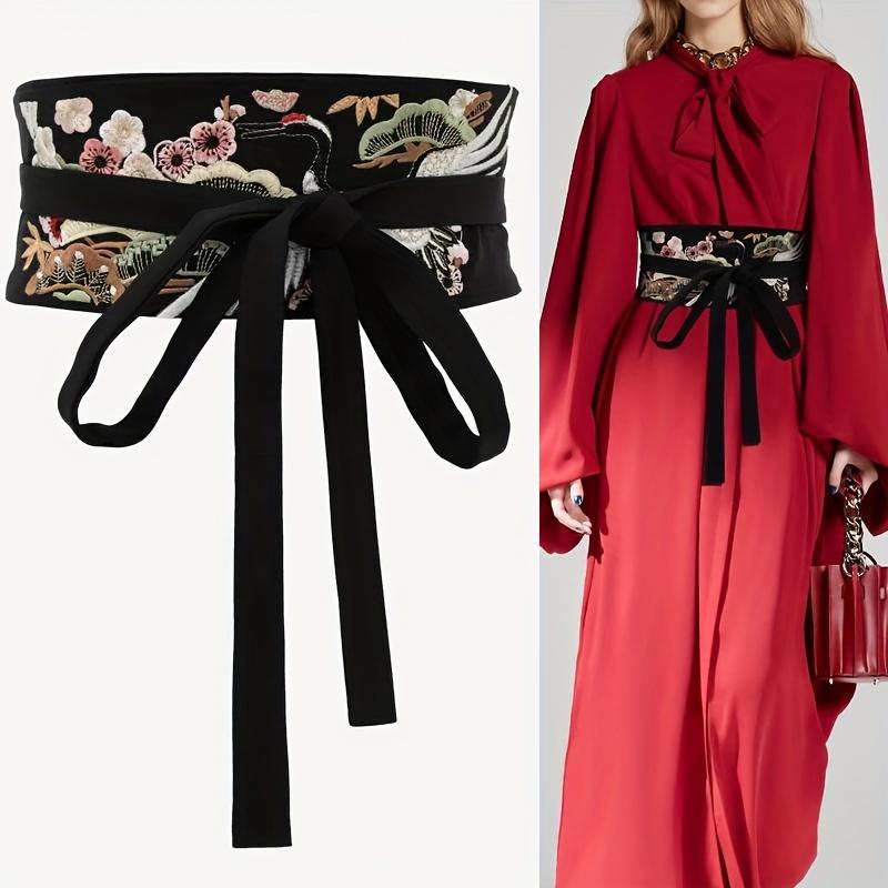 Вінтажна вишивка, широкий пояс, елегантний класичний китайський стиль, пояс ханьфу, шнурівка, пояс для жіночої прикраси червоний
Вінтажна вишивка, широкий пояс, елегантний класичний китайський стиль, пояс ханьфу, шнурівка, пояс для жіночої прикраси червоний