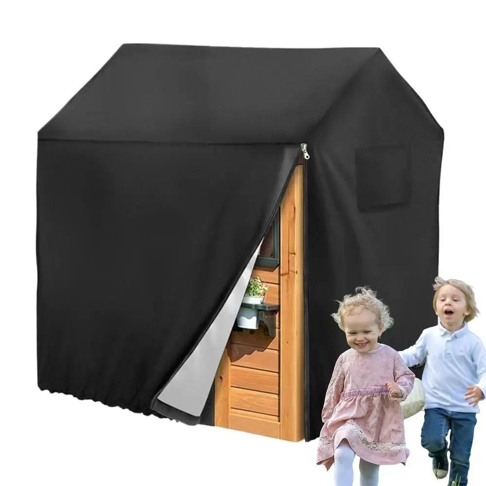 210D Oxford Children s Game House Cover Sturdy Children s Playroom Tarp for Garden Cottage 145x145x160cm чорний
210D Oxford Children s Game House Cover Sturdy Children s Playroom Tarp for Garden Cottage 145x145x160cm чорний