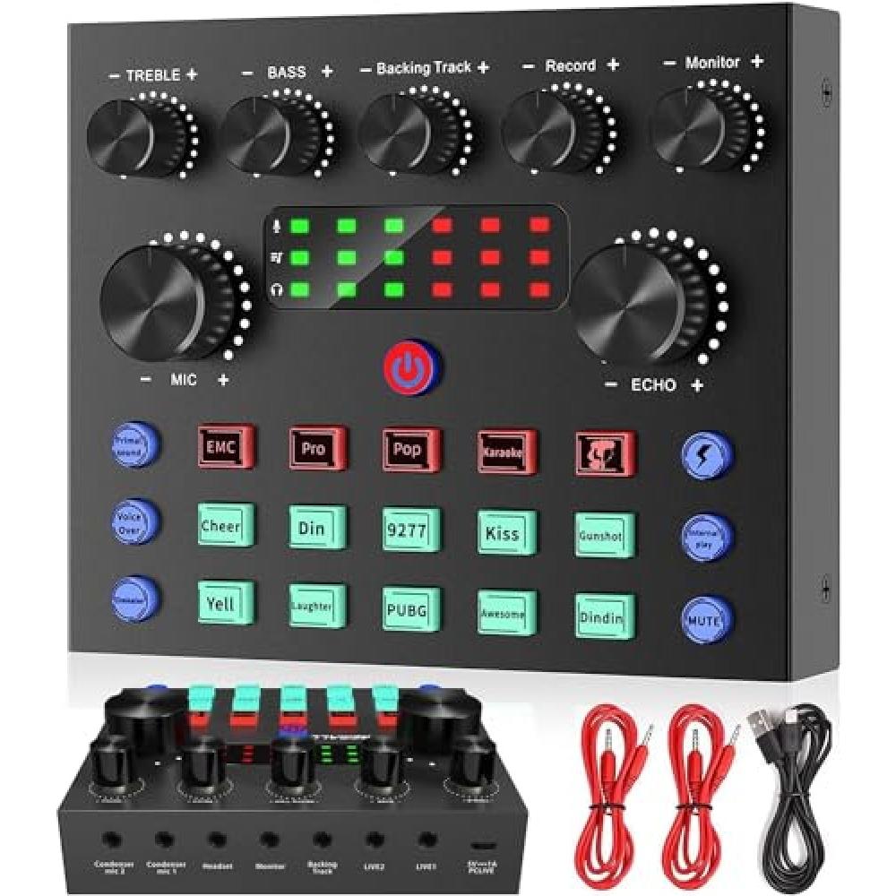 Cotumned PA Audio Mixer Звуковая карта V8s iPhone iPhone usb Stream YouTube Facebook Tiktok
Cotumned PA Audio Mixer Звуковая карта V8s iPhone iPhone usb Stream YouTube Facebook Tiktok
