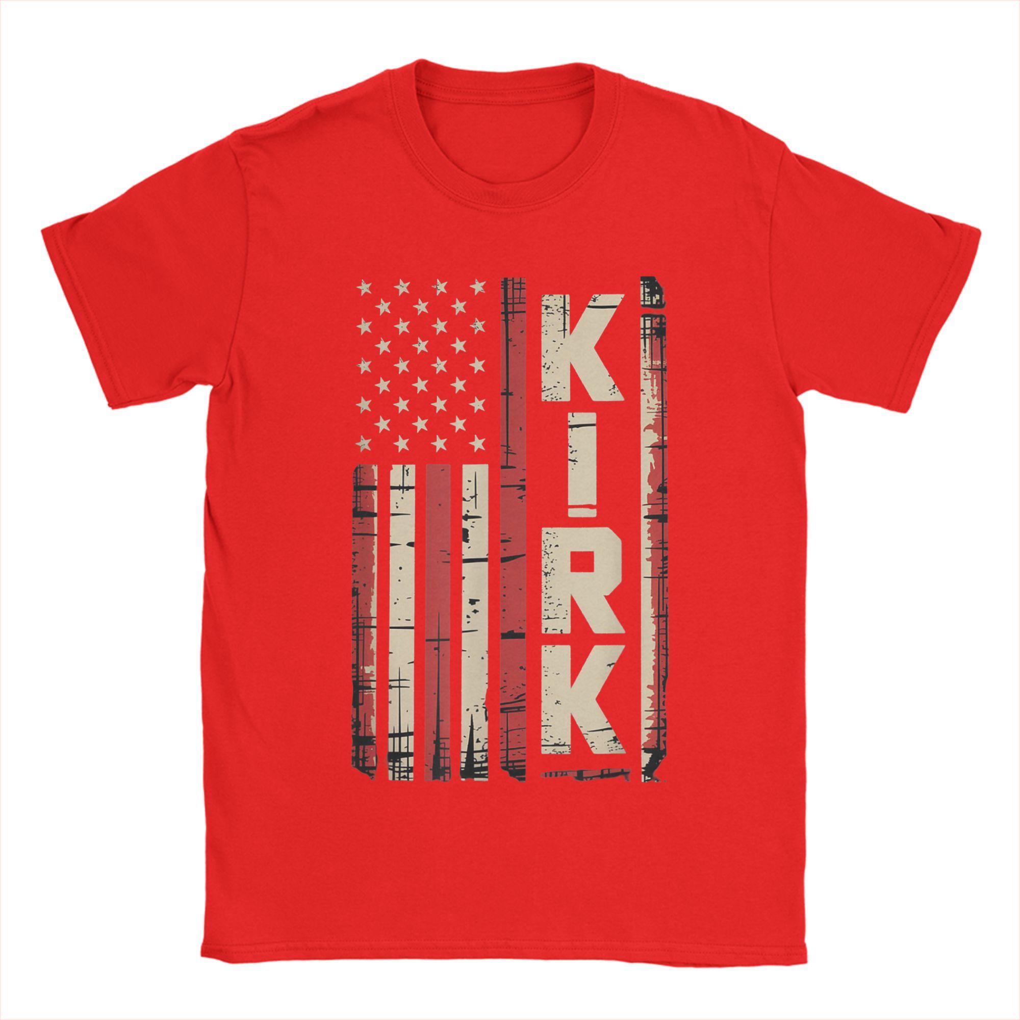 Vintage Kirk US Flag T Shirt Summer Fashion T Shirts Mens Pure Cotton Round Neck Oversize Tees ShortSleeve Aesthetic Tshirt S
Vintage Kirk US Flag T Shirt Summer Fashion T Shirts Mens Pure Cotton Round Neck Oversize Tees ShortSleeve Aesthetic Tshirt S