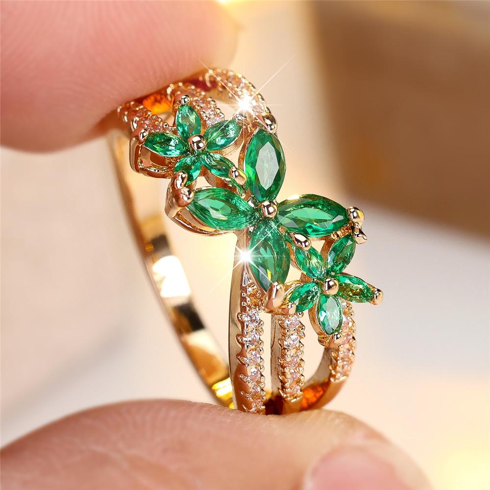 Милі жіночі каблучки з зеленим цирконом золотого кольору, весільні прикраси, обіцянка, заручини, каблучки з квітами для жінок 9
Милі жіночі каблучки з зеленим цирконом золотого кольору, весільні прикраси, обіцянка, заручини, каблучки з квітами для жінок 9