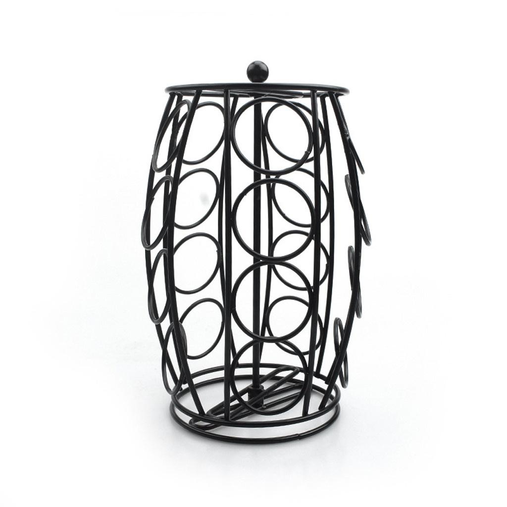 Держатель для кофейных капсул, железная хромированная подставка, вращающаяся стойка для хранения капсул, диспенсер для 20 шт., держатель для капсул чёрный
Держатель для кофейных капсул, железная хромированная подставка, вращающаяся стойка для хранения капсул, диспенсер для 20 шт., держатель для капсул чёрный