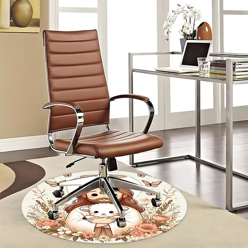1pc Anime Jesus with Lamb Round Carpet Office Chair Mat, Non Slip Rug for Home Decor, Gift, Office, Living Room, Bedroom 80cm
1pc Anime Jesus with Lamb Round Carpet Office Chair Mat, Non Slip Rug for Home Decor, Gift, Office, Living Room, Bedroom 80cm