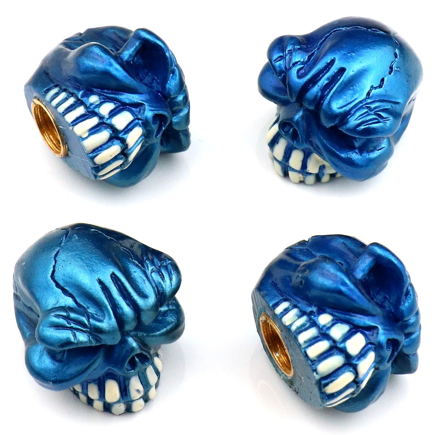 Bashineng Car Tire Valve Stem Cap 4Pcs Skull Head Valve синий
Bashineng Car Tire Valve Stem Cap 4Pcs Skull Head Valve синий