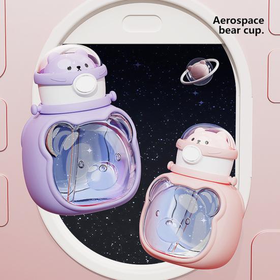 860 мл силиконовая спортивная бутылка в форме медведя капля сильно пигментированная питьевая