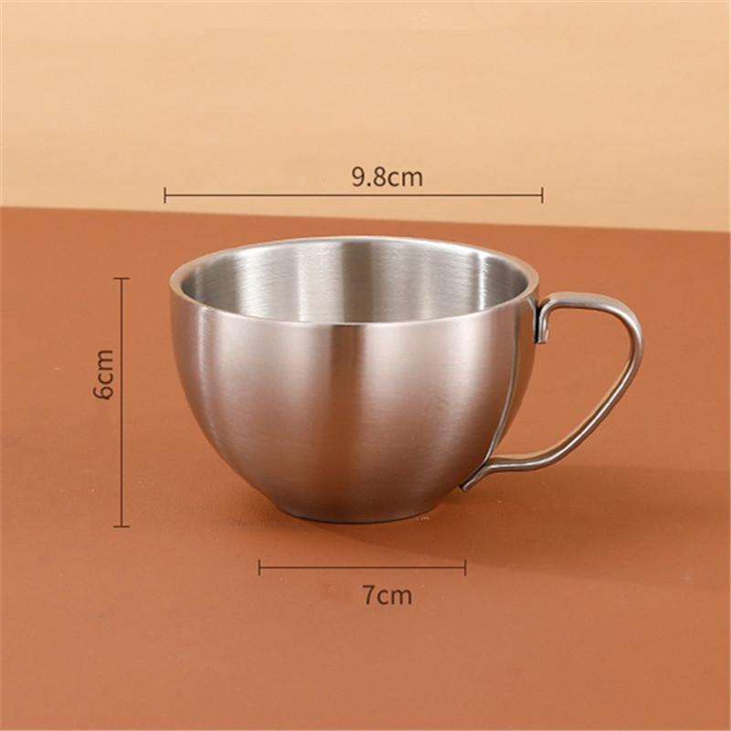 Новая нержавеющая стальная изоляция двухслойная кружка для молока кофейные чашки с ручкой не допускающая ожогов чашка для чая сока посуда для напитков 200-500ml
Новая нержавеющая стальная изоляция двухслойная кружка для молока кофейные чашки с ручкой не допускающая ожогов чашка для чая сока посуда для напитков 200-500ml