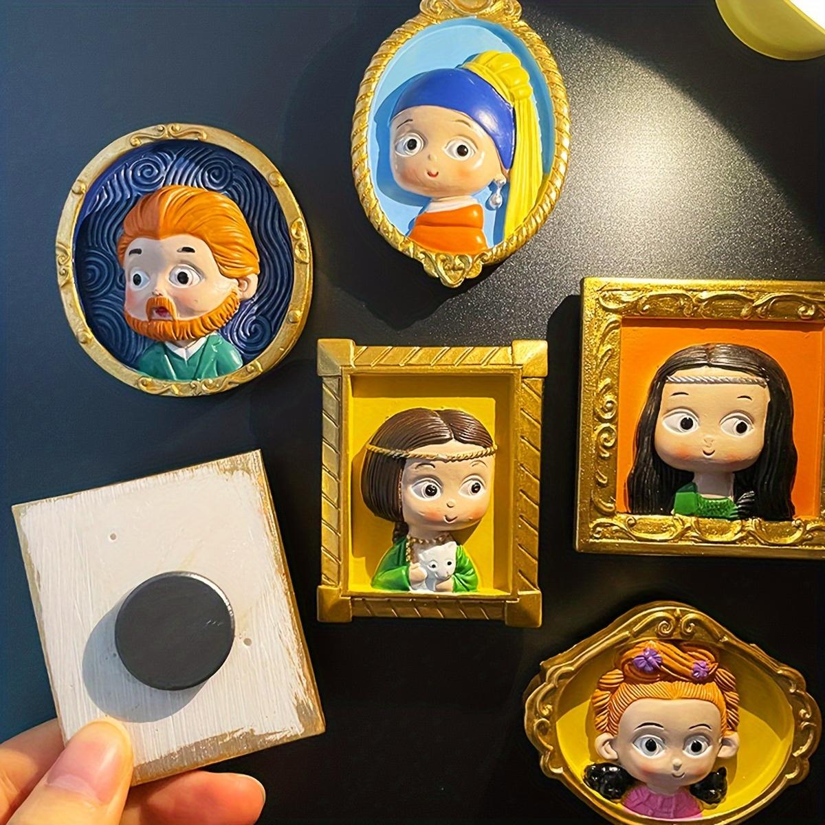 Resin Refrigerator Sticker 3D Cartoon Magnetic Refrigerator Sticker Handmade refrigerator magnets Perfect for art enthusiasts
Resin Refrigerator Sticker 3D Cartoon Magnetic Refrigerator Sticker Handmade refrigerator magnets Perfect for art enthusiasts
