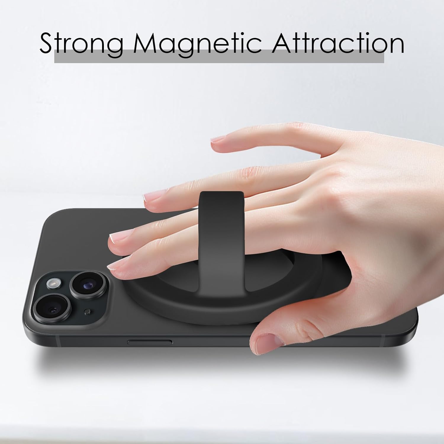 Bonola Magnetic Silicone Phone Holder for iPhone 16/15/14/13/12 Series Loop Grip Stand for Samsung Universal Cellphone Bracket
Bonola Magnetic Silicone Phone Holder for iPhone 16/15/14/13/12 Series Loop Grip Stand for Samsung Universal Cellphone Bracket