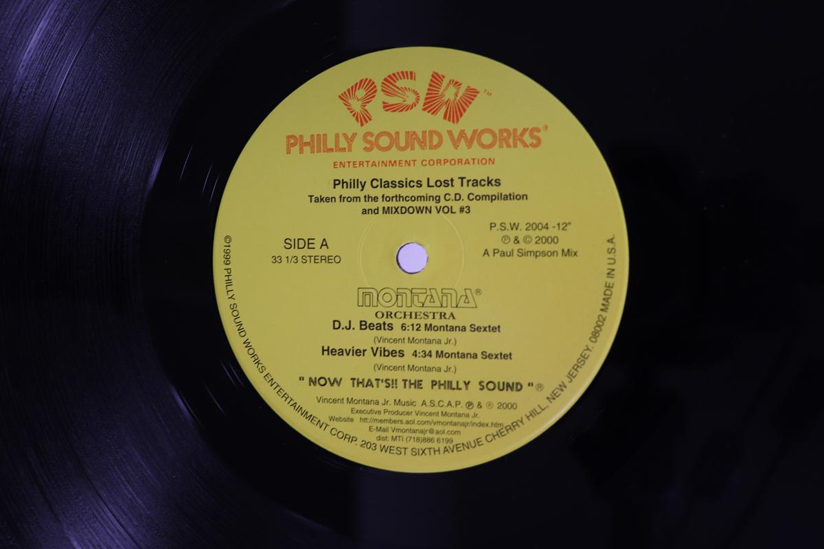 12inch Record MONTANA ORCHESTRA Philly Classics Lost Tracks PSW2004 Philly Sound Wo 2000 US Dance Electronica Used
12inch Record MONTANA ORCHESTRA Philly Classics Lost Tracks PSW2004 Philly Sound Wo 2000 US Dance Electronica Used