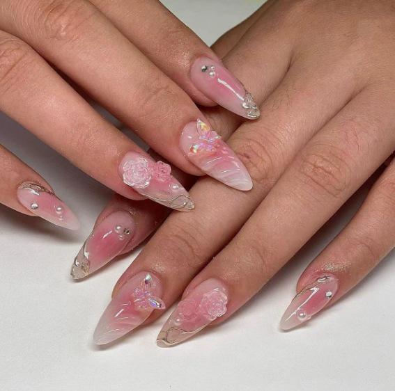 3D Butterfly Flower Nail Patches: Removable, Wearable Manicure Extensions Black Jelly Glue + File (Shein)
3D Butterfly Flower Nail Patches: Removable, Wearable Manicure Extensions Black Jelly Glue + File (Shein)