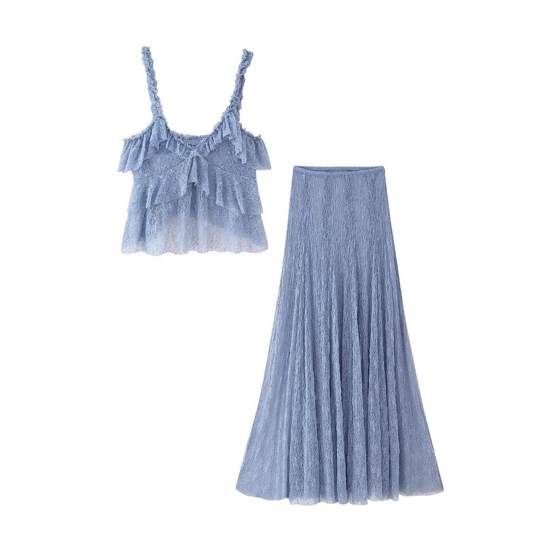 Women s Spring 2025 European & American Fashion Lace Camisole and Half Skirt Set XS
Women s Spring 2025 European & American Fashion Lace Camisole and Half Skirt Set XS