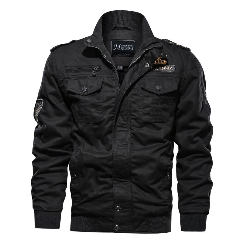 Middle-aged and Young Tooling Jacket Large Size Winter Men s Jacket Piled and Thickened Military Uniform 6XL чорний
Middle-aged and Young Tooling Jacket Large Size Winter Men s Jacket Piled and Thickened Military Uniform 6XL чорний