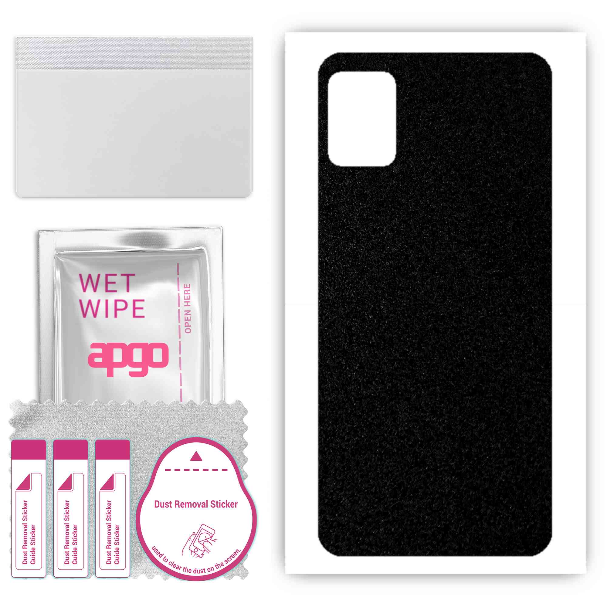 apgo Protective Skin Sticker for the back compatible with Cubot Note 7, Wrap Film, Foil, Vinyl - Pattern Matte Black
apgo Protective Skin Sticker for the back compatible with Cubot Note 7, Wrap Film, Foil, Vinyl - Pattern Matte Black