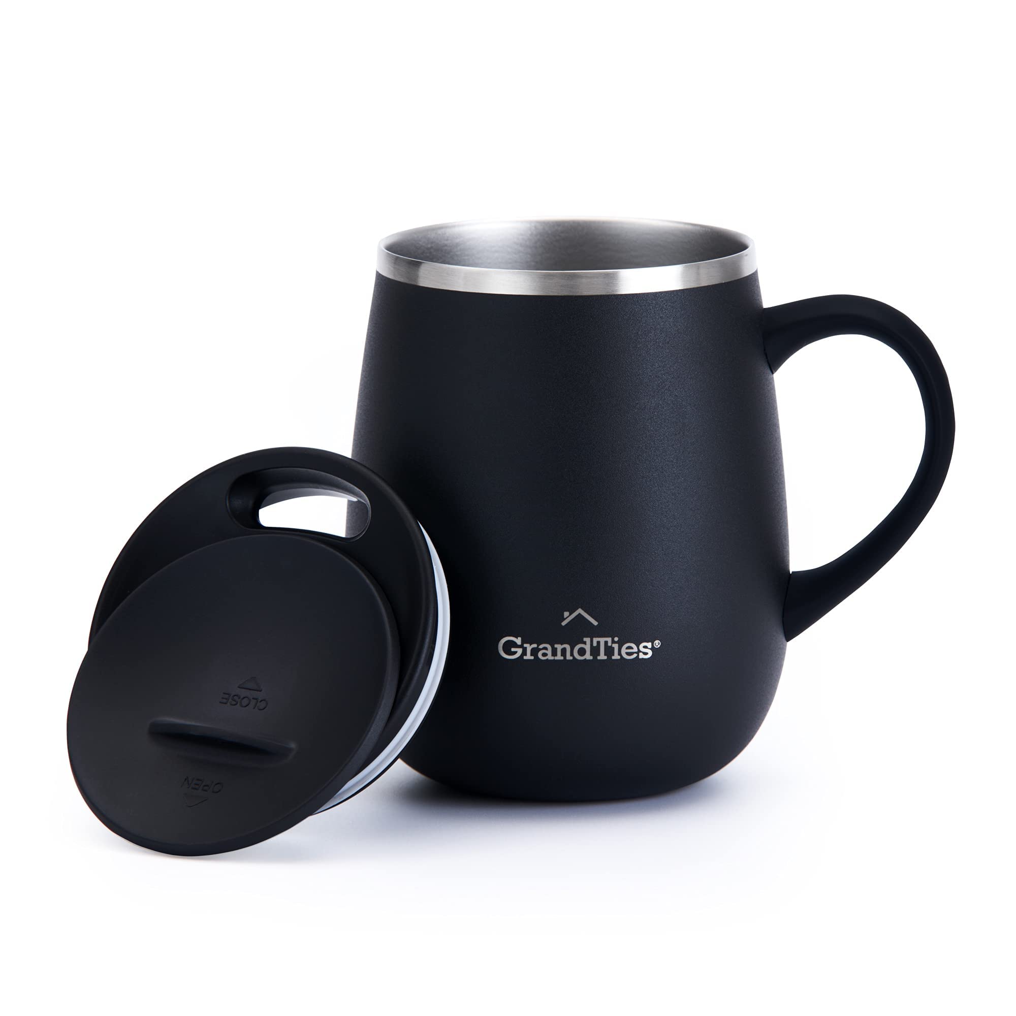GRANDTIES 19 colors Premium vacuum insulated mug 460ml Easy to slide lid included Stainless steel double wall vacuum insulated structure Comes with
GRANDTIES 19 colors Premium vacuum insulated mug 460ml Easy to slide lid included Stainless steel double wall vacuum insulated structure Comes with