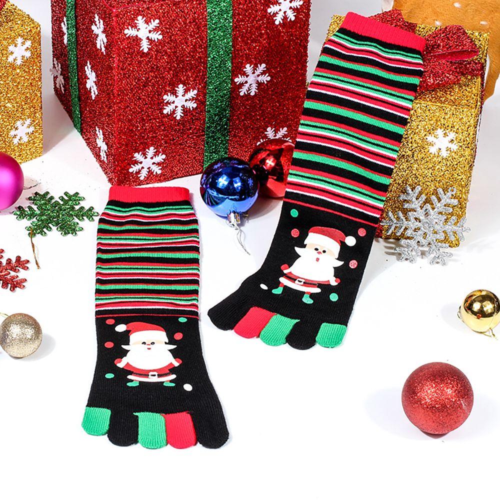 Snowflake Cartoon Striped Snowman Middle Tube Socks Christmas Socks Women Hosiery Five-finger Socks E
Snowflake Cartoon Striped Snowman Middle Tube Socks Christmas Socks Women Hosiery Five-finger Socks E