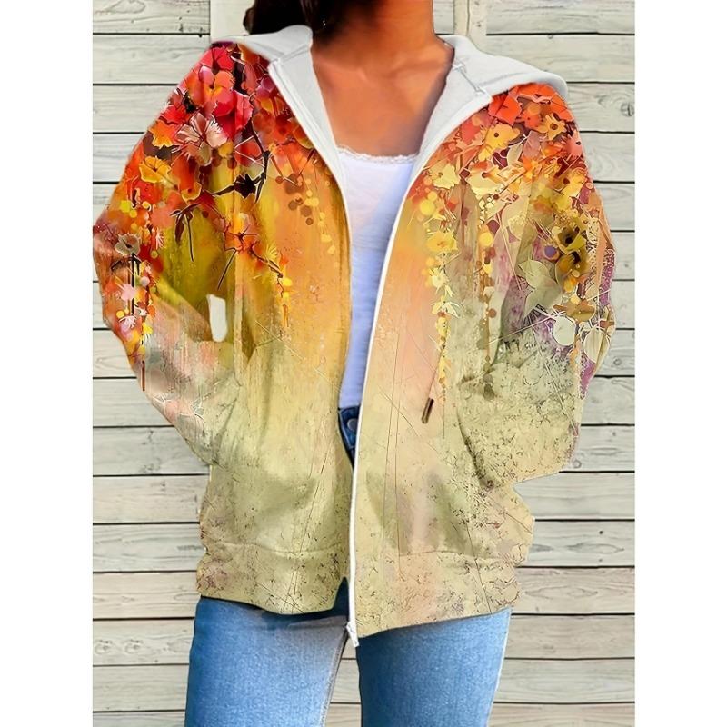 Осенняя женская толстовка с капюшоном, куртка на молнии с капюшоном, повседневная свободная модная женская куртка с длинным рукавом и принтом M
Осенняя женская толстовка с капюшоном, куртка на молнии с капюшоном, повседневная свободная модная женская куртка с длинным рукавом и принтом M