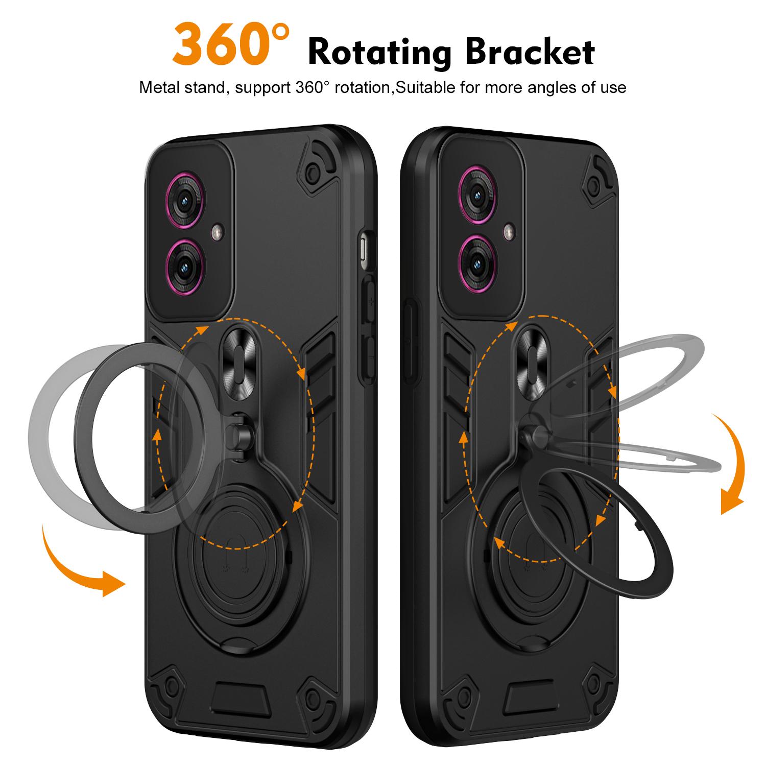 For Motorola Moto G55 5G Case Rotatable Kickstand PC+TPU Drop Protection Phone Cover Black
For Motorola Moto G55 5G Case Rotatable Kickstand PC+TPU Drop Protection Phone Cover Black