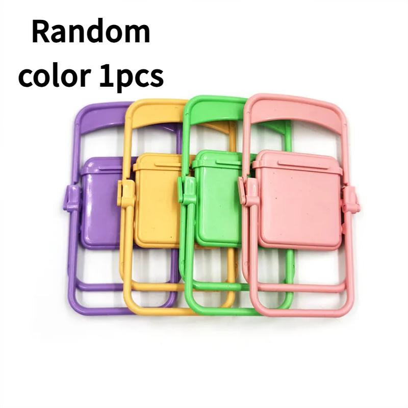 1Pcs Lovely Plastic Folding Chair Shaped Phone Stand Holder Candy Color Cute Desk Mobile Phone Lazy Holder for Watching TV Movie
1Pcs Lovely Plastic Folding Chair Shaped Phone Stand Holder Candy Color Cute Desk Mobile Phone Lazy Holder for Watching TV Movie