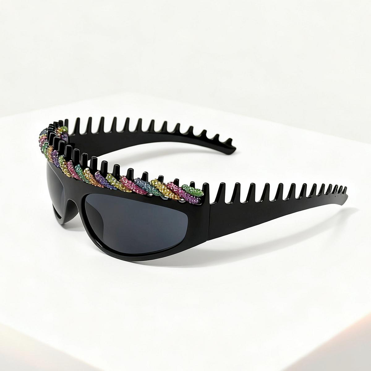y2k Spiked Headband Large Frame Sunglasses for Women and Men Punk Sweet Cool Style Exaggerated Rhinestone Shade for Funny Party
y2k Spiked Headband Large Frame Sunglasses for Women and Men Punk Sweet Cool Style Exaggerated Rhinestone Shade for Funny Party