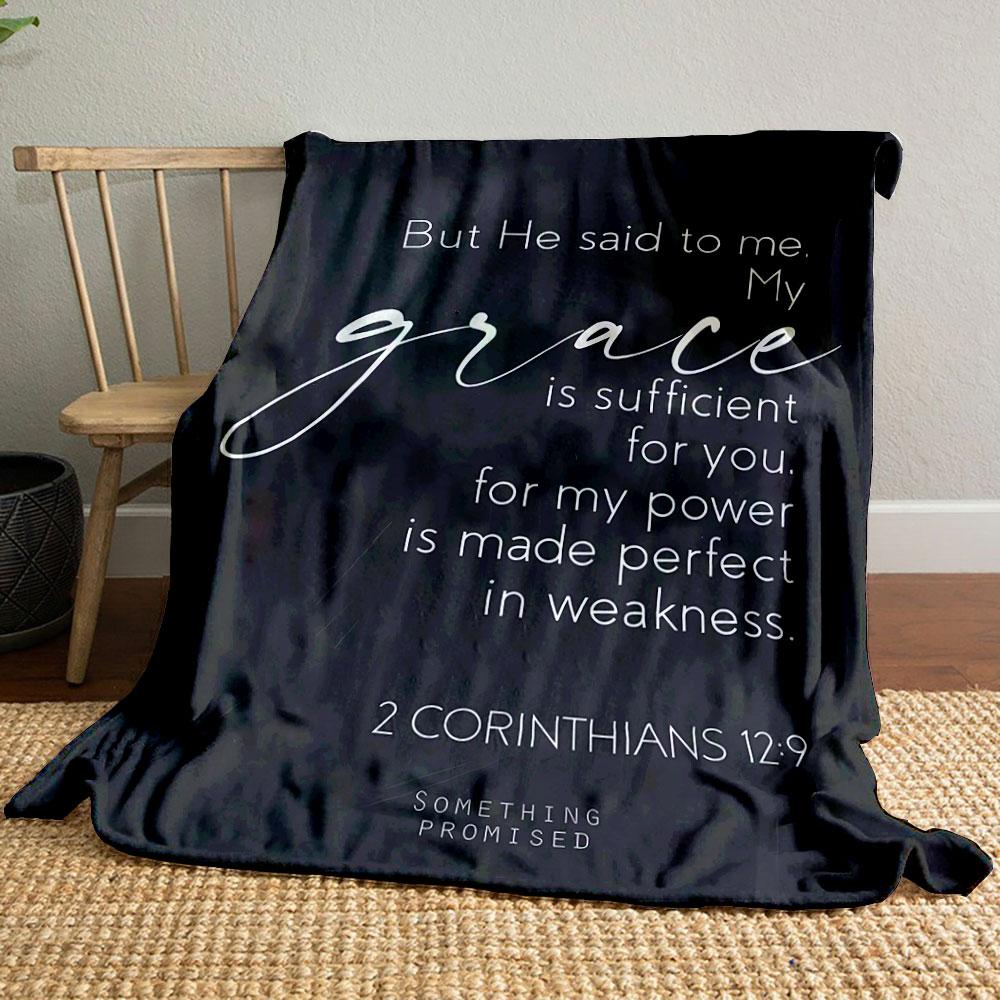 2 Corinthians 12:9 Grace Quote Blanket Scripture Blanket for Living Room Bed Couch lunch break Blanket for Friend s festival Gift 80cm x 120cm
2 Corinthians 12:9 Grace Quote Blanket Scripture Blanket for Living Room Bed Couch lunch break Blanket for Friend s festival Gift 80cm x 120cm
