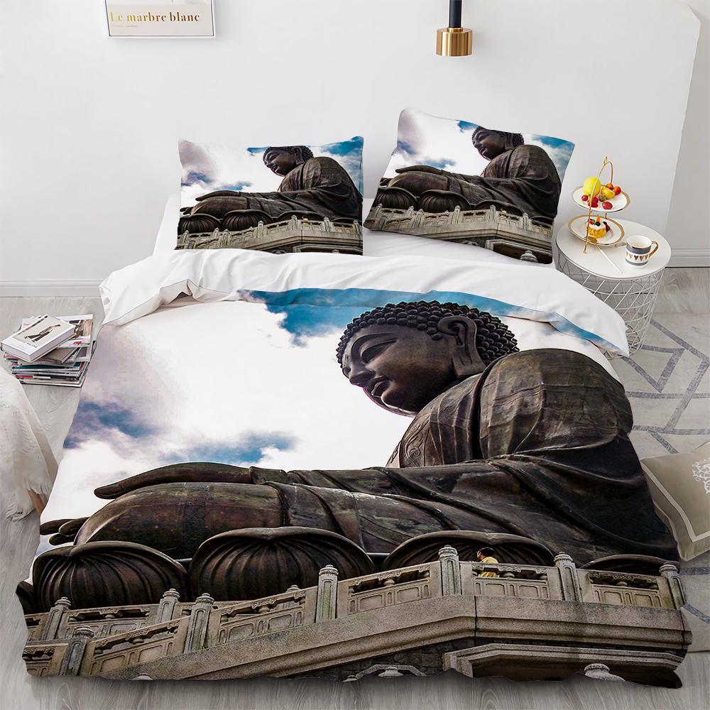 Buddha Duvet Cover Set 3D Print Red Orange Lotus Flowers Bedding Set Buddhist Decorative King For Kid Boy microfiber Bedding Set 135x200cm
Buddha Duvet Cover Set 3D Print Red Orange Lotus Flowers Bedding Set Buddhist Decorative King For Kid Boy microfiber Bedding Set 135x200cm