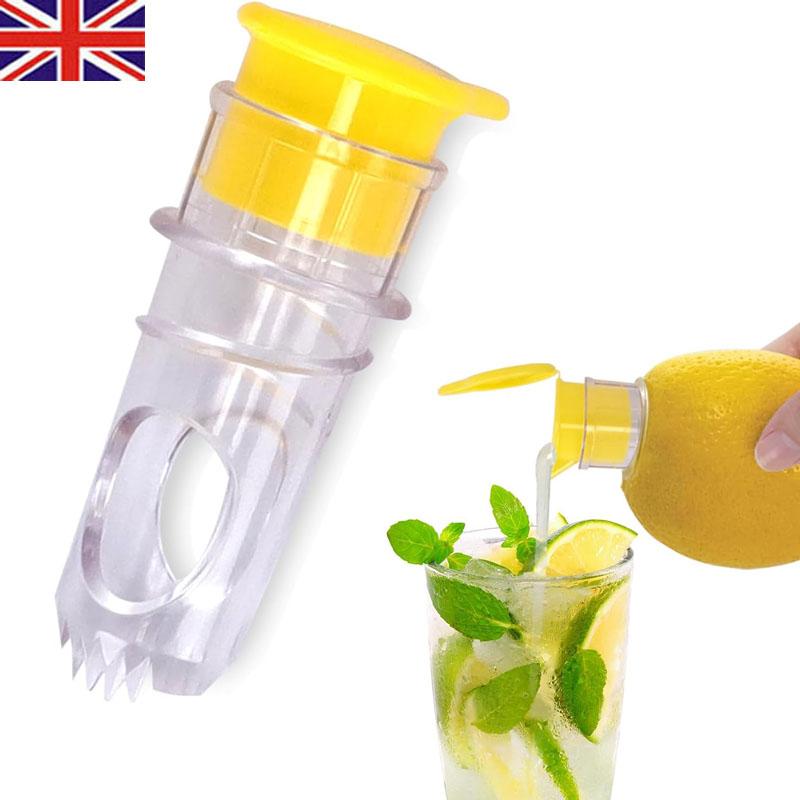 Портативная соковыжималка для лимона, пластиковая, многоразовая, легкая, моющаяся, ручная, соковыжималка со встроенным фильтром для дома и путешествий As shown