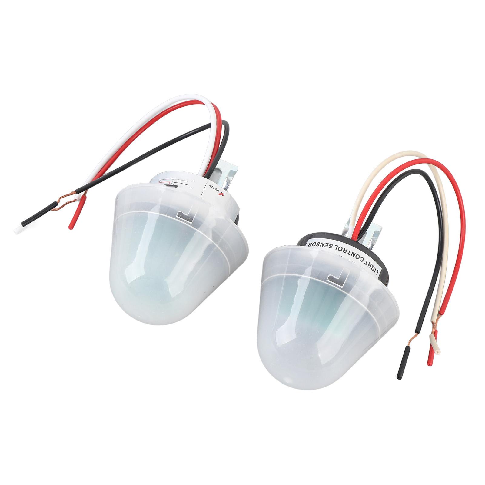2 Pcs Photocell Light Control 10A Rainproof Sensitive Auto On Off Light for Outdoor Garden
2 Pcs Photocell Light Control 10A Rainproof Sensitive Auto On Off Light for Outdoor Garden